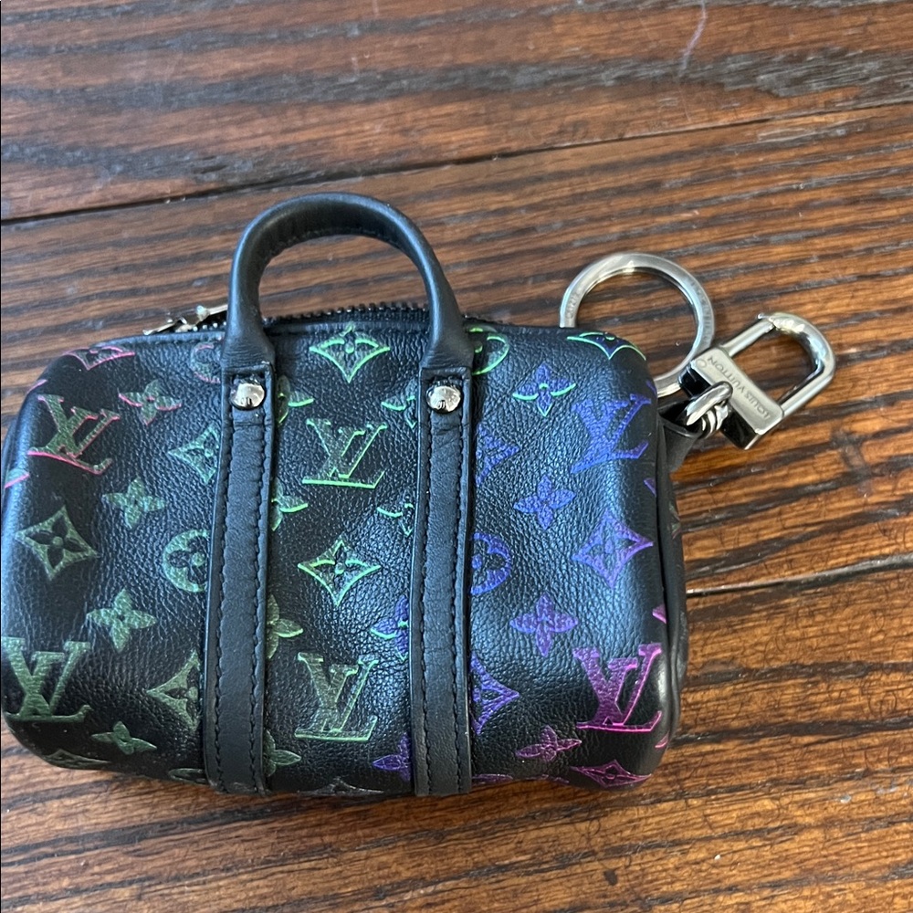 Louis Vuitton duffle Black Mini Bag with Multicolor Monogram